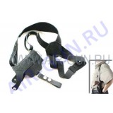 Кобура оперативная универсальная кожаная черная