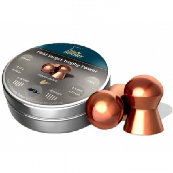 Пули пневматические H&N Field Target Trophy Power 4,5 мм 0,57 грамма (300 шт)