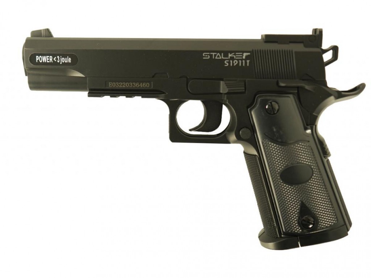 Пневматический пистолет Stalker S1911T 4,5 мм (ST-12051T) купить в Минске,  цена, обзор