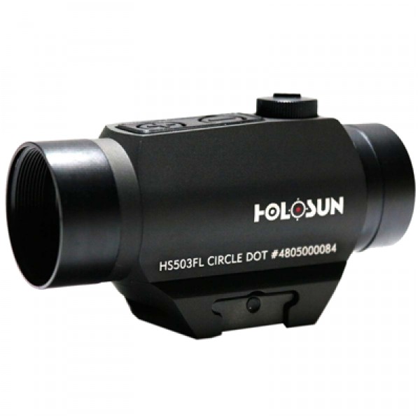 Коллиматорный прицел Holosun PARALOW на Weaver/Picatinny, точка/круг-точка 2/65МОА, 11 подсв. (+NV), внешн.бат.