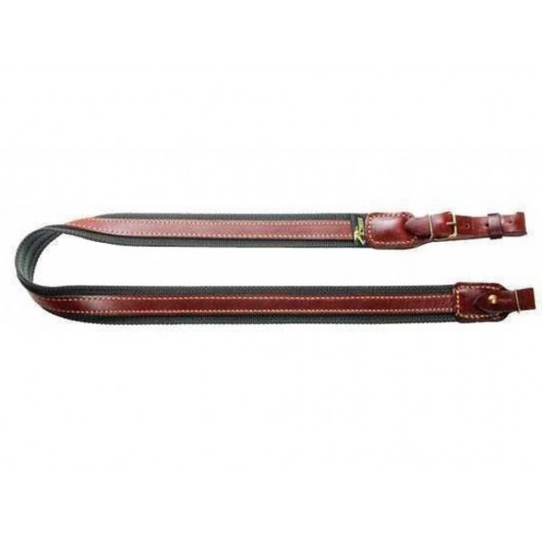 Ремень Vektor Р-19 для ружей (полиамидная лента, ширина 35 мм, кож.накладки, застежка на кобурной кнопке)