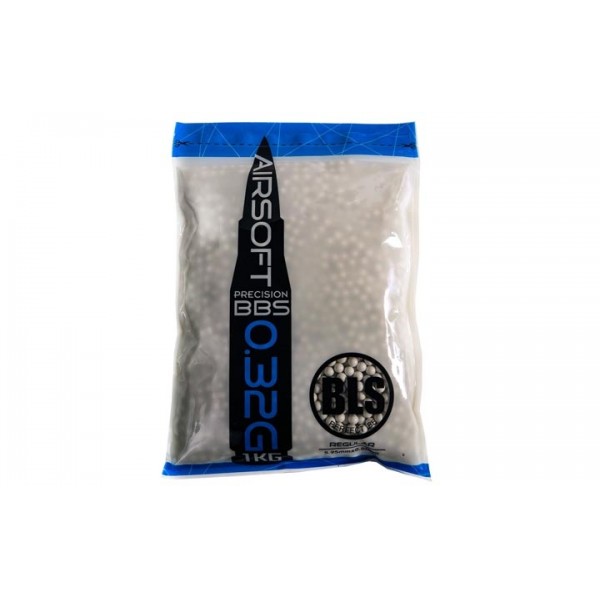 Шарики пластиковые 6 мм BLS 0,32 гр белые (1 кг)