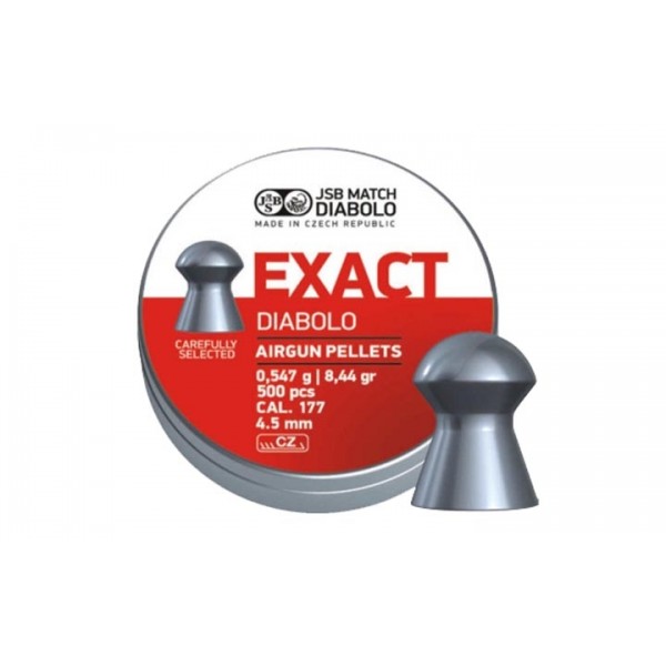 Пули пневматические JSB Diabolo Exact 4,52 мм 0,547 гр 500 шт