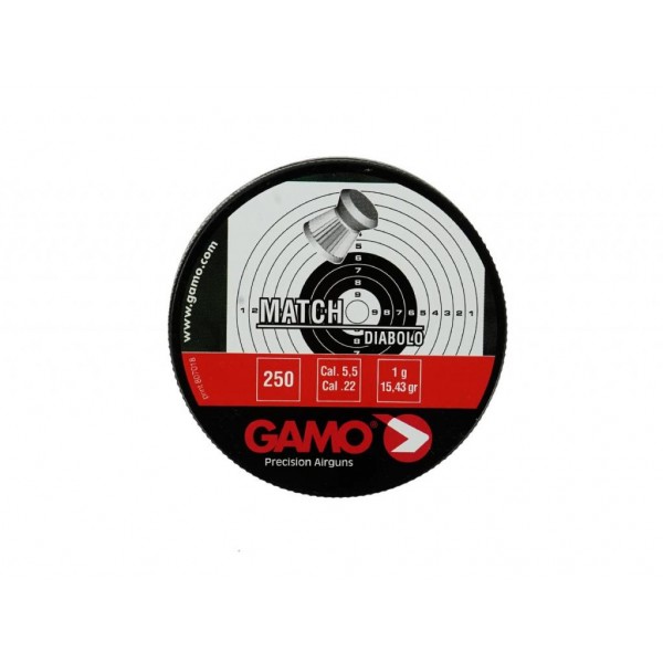Пули пневматические GAMO Match 5,5 мм (250 шт.)