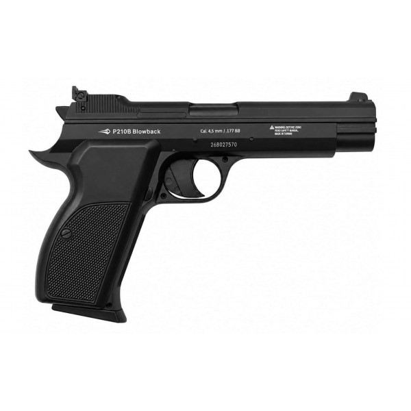 Пневматический пистолет Borner P210B blowback 4,5 мм