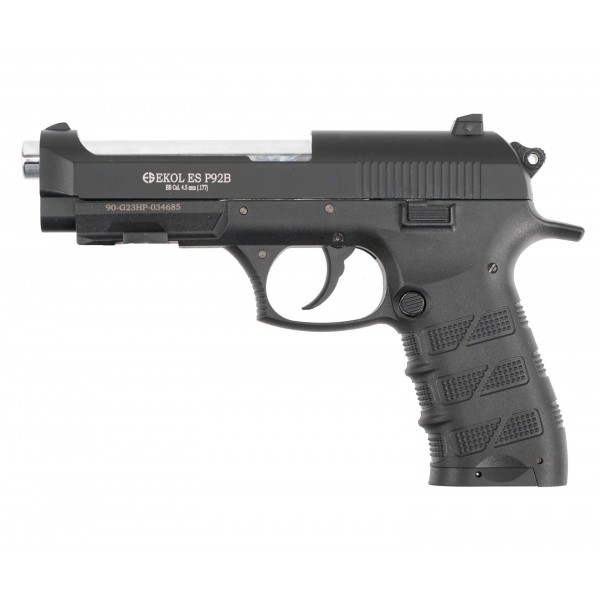Пневматический пистолет Ekol ES P92 B Black (Blowback) 4.5 мм