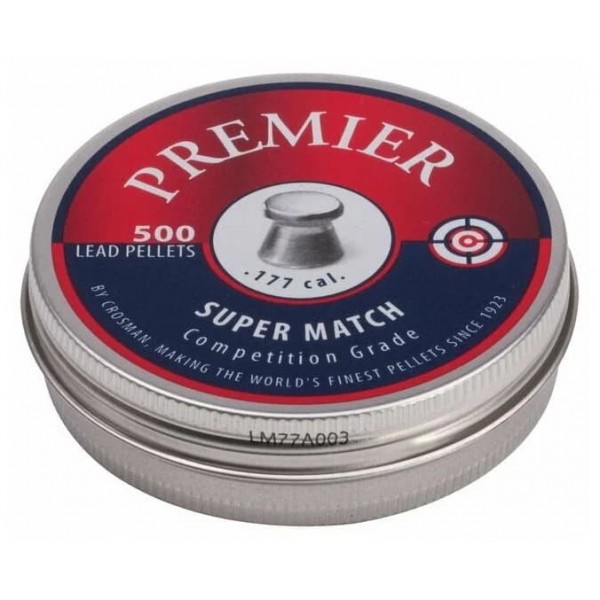 Пули пневматические Crosman Premier Super Match 4,5 мм 7,9 гран (500 шт)