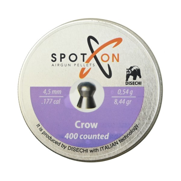 Пули пневматические SPOTON Crow 4,5 мм 0,54 г 400 шт
