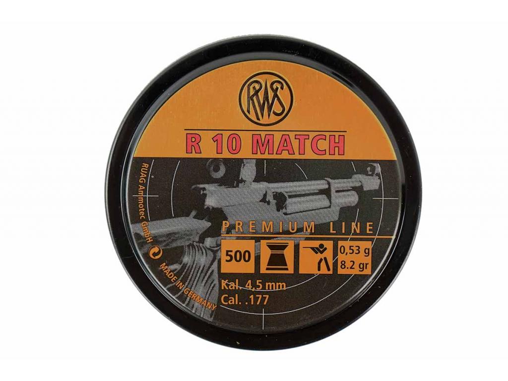 Пульки пневматические RWS R10 Match винтовочные 4,48 мм 0,53 грамма (500 шт.)