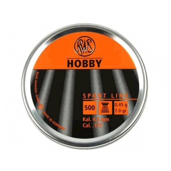 Пули пневматические RWS Hobby 4,5 мм 0,45 грамма (500 шт.)