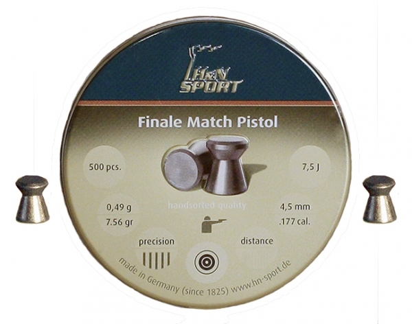 Пули пневматические H&N Match Pistol для гладк. 4,5 мм (500 шт.)
