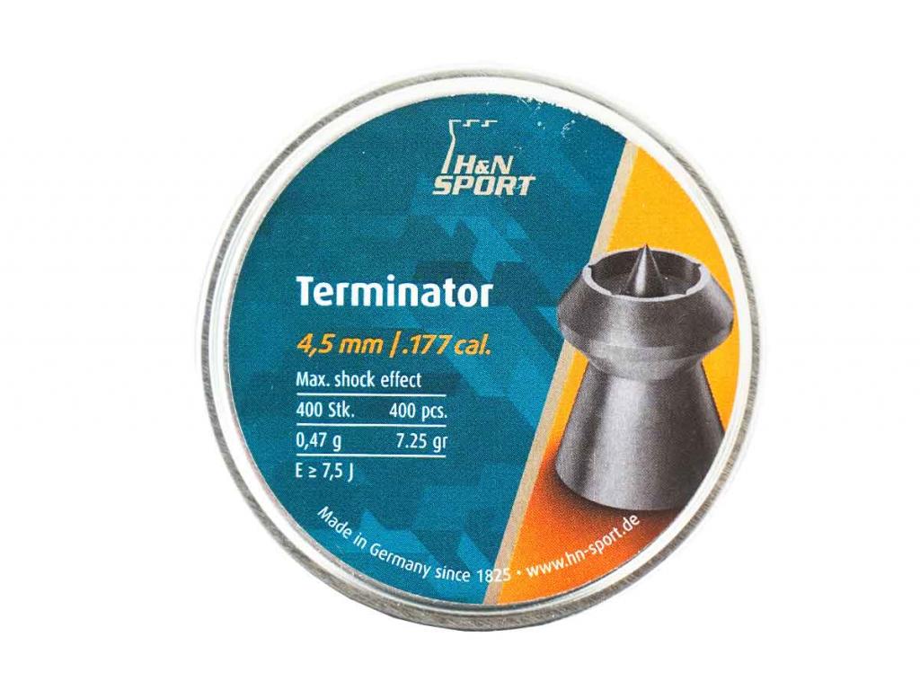 Пули пневматические H&N Terminator 4,5 мм 0,47 грамма (400 шт.)