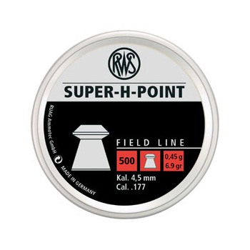 Пули пневматические RWS Super-H-Point 4,5 мм 0,45 грамма (500 шт.)