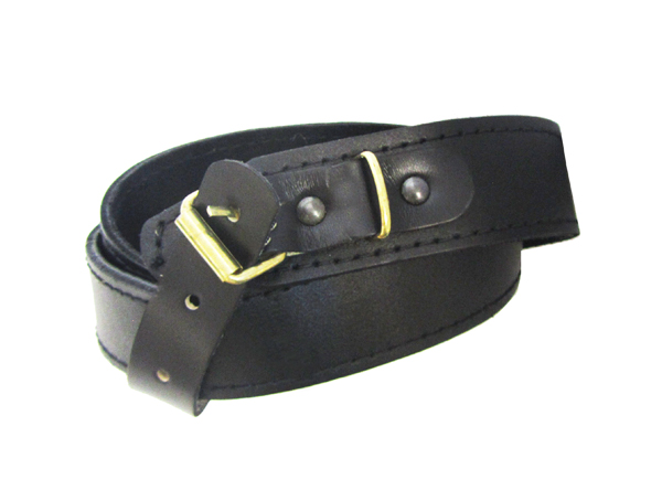 Ремень погонный люкс (черный, кожа) (220210033) Ремень погонный люкс (черный, кожа) (220210033)