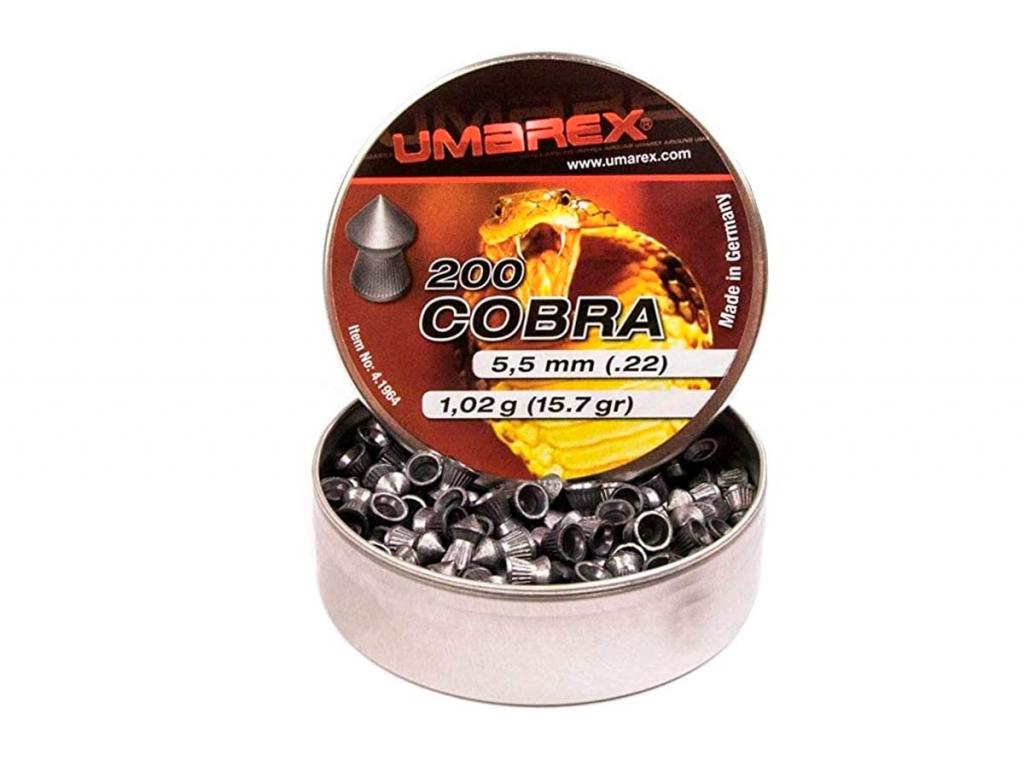 Пули пневматические Umarex Cobra 5,5 мм 1.02 грамма (15,7 гр)(200 шт.)
