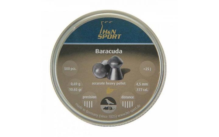 Пули пневматические H&N Baracuda 4,5 мм 10,65 гран (500 шт.)