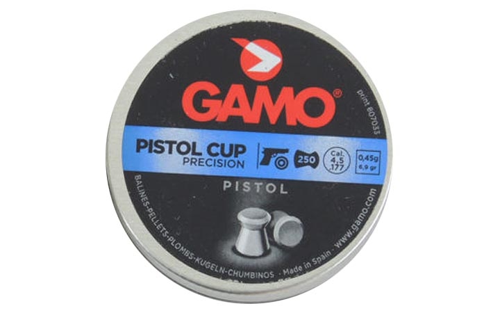 Пули пневматические GAMO Pistol Cup 4,5 мм 0,45 грамма (250 шт.)