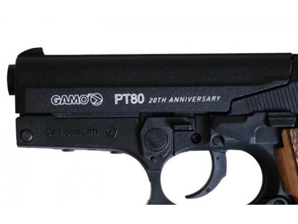 Пневматический пистолет Gamo PT-80 20th Anniversary 4,5 мм