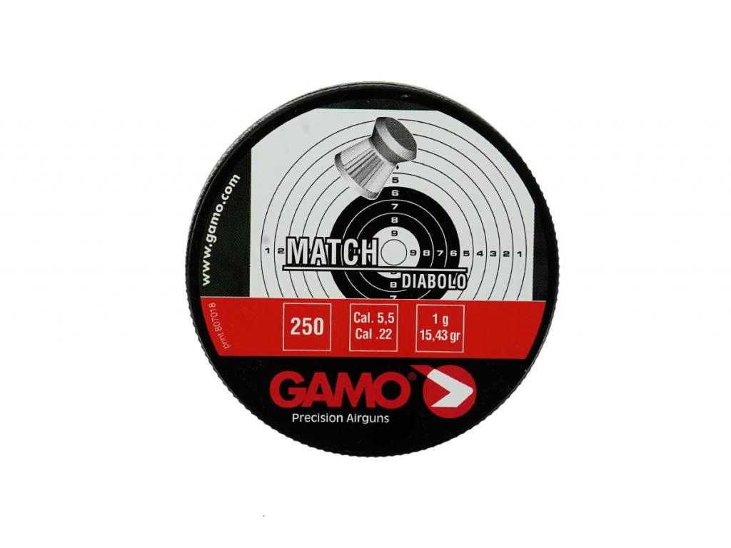 Пули пневматические GAMO Match 5,5 мм (250 шт.)