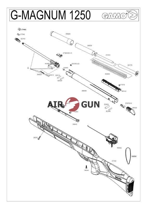 Пневматическая винтовка Gamo G-Magnum 1250 3J 4,5 мм Пневматическая винтовка Gamo G-Magnum 1250 3J 4,5 мм