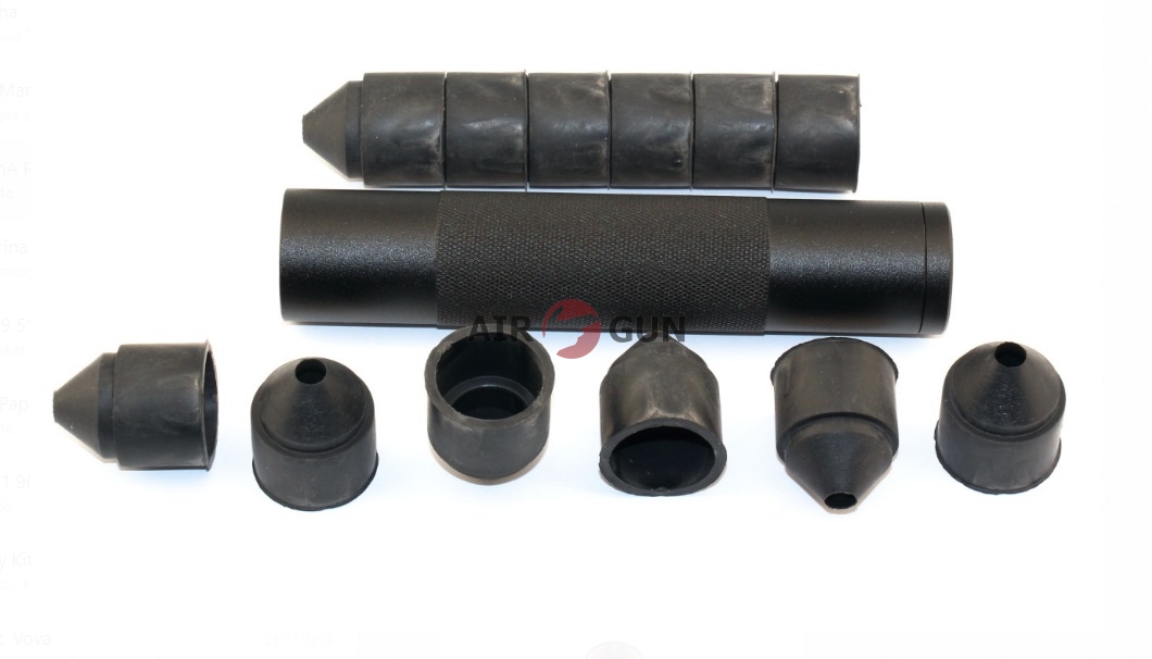 Корпус саундмодератора Т34 (стальной, с конусами для кал. 6,35 мм)