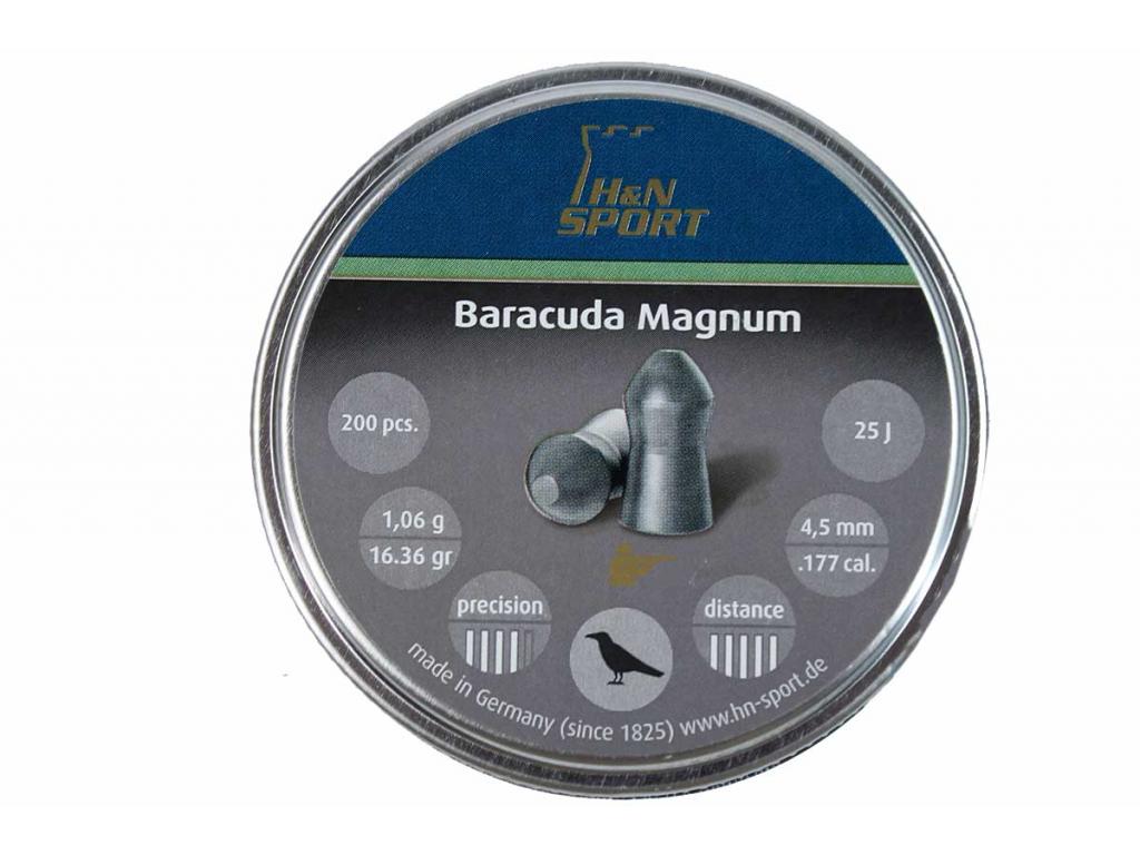 Пули пневматические H&N Baracuda Magnum 4,5 мм 1,06 грамма (200 шт.)