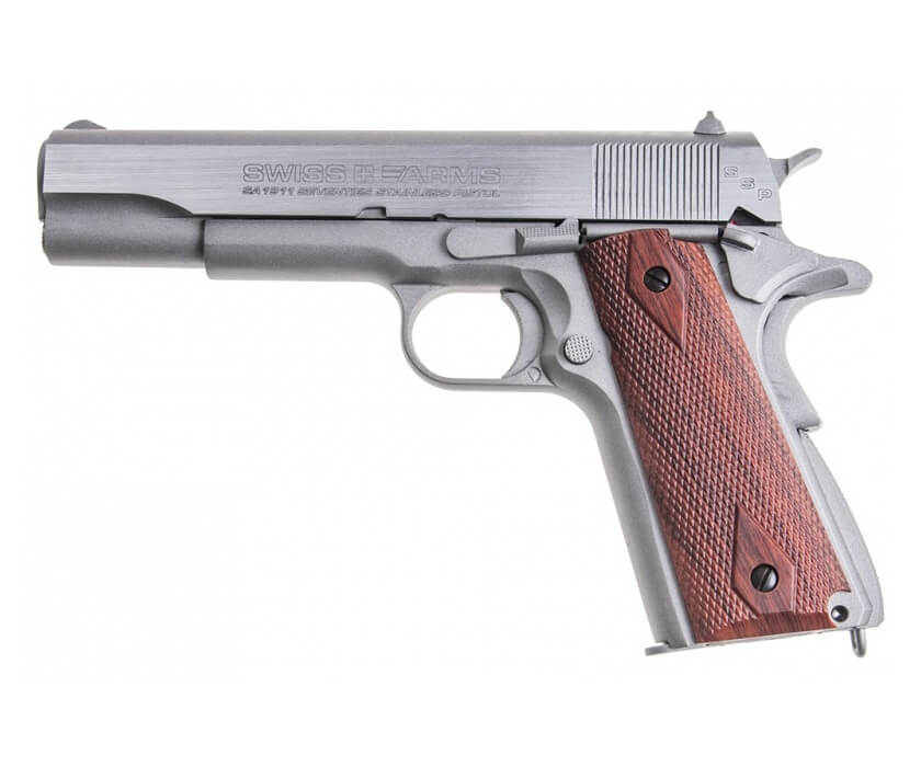 Пневматический пистолет Swiss Arms SA1911 SSP blowback (288509) 4,5 мм