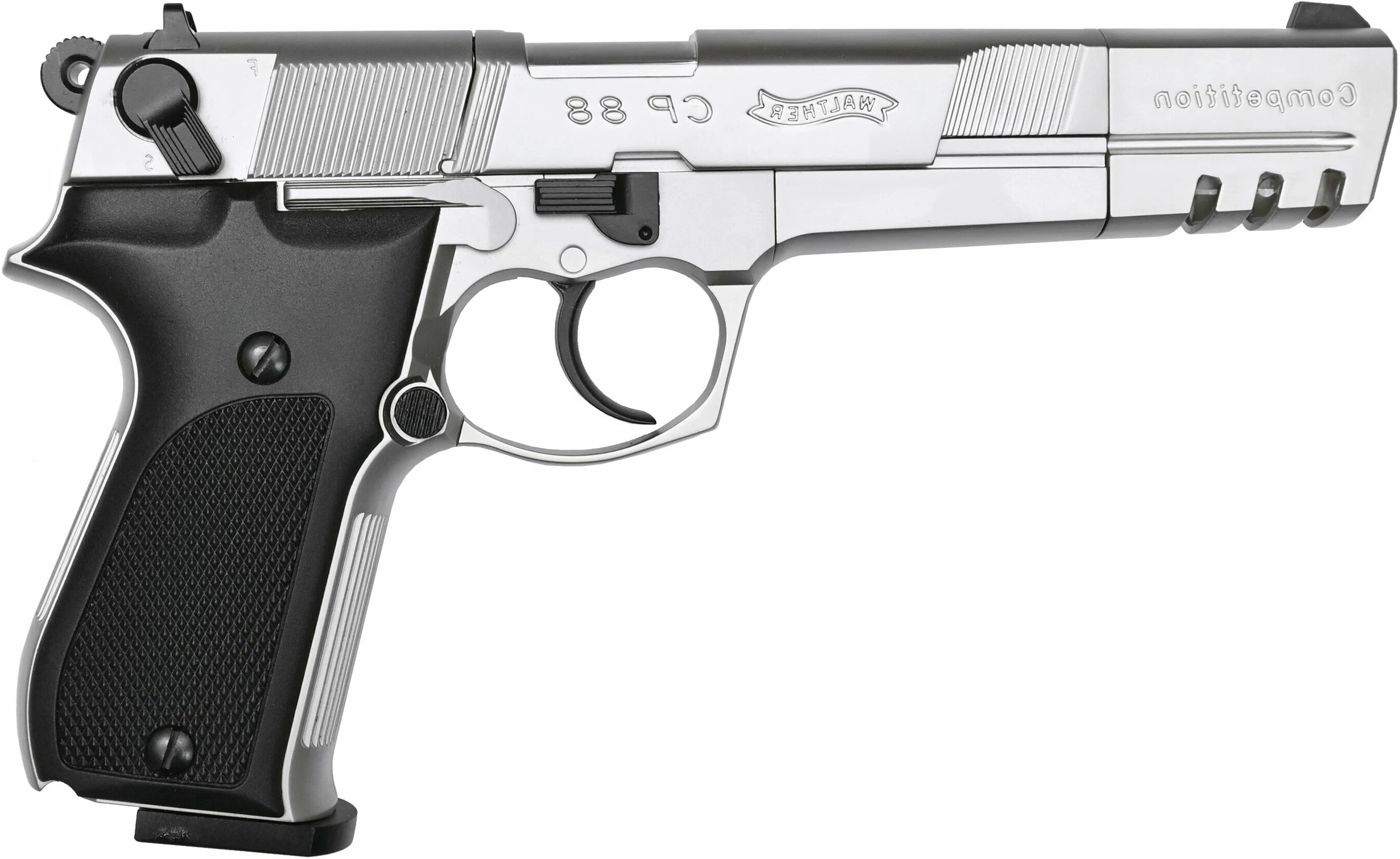 Пневматический пистолет Walther CP 88 Competition (nickel) 4,5 мм Пневматический пистолет Walther CP 88 Competition (nickel) 4,5 мм