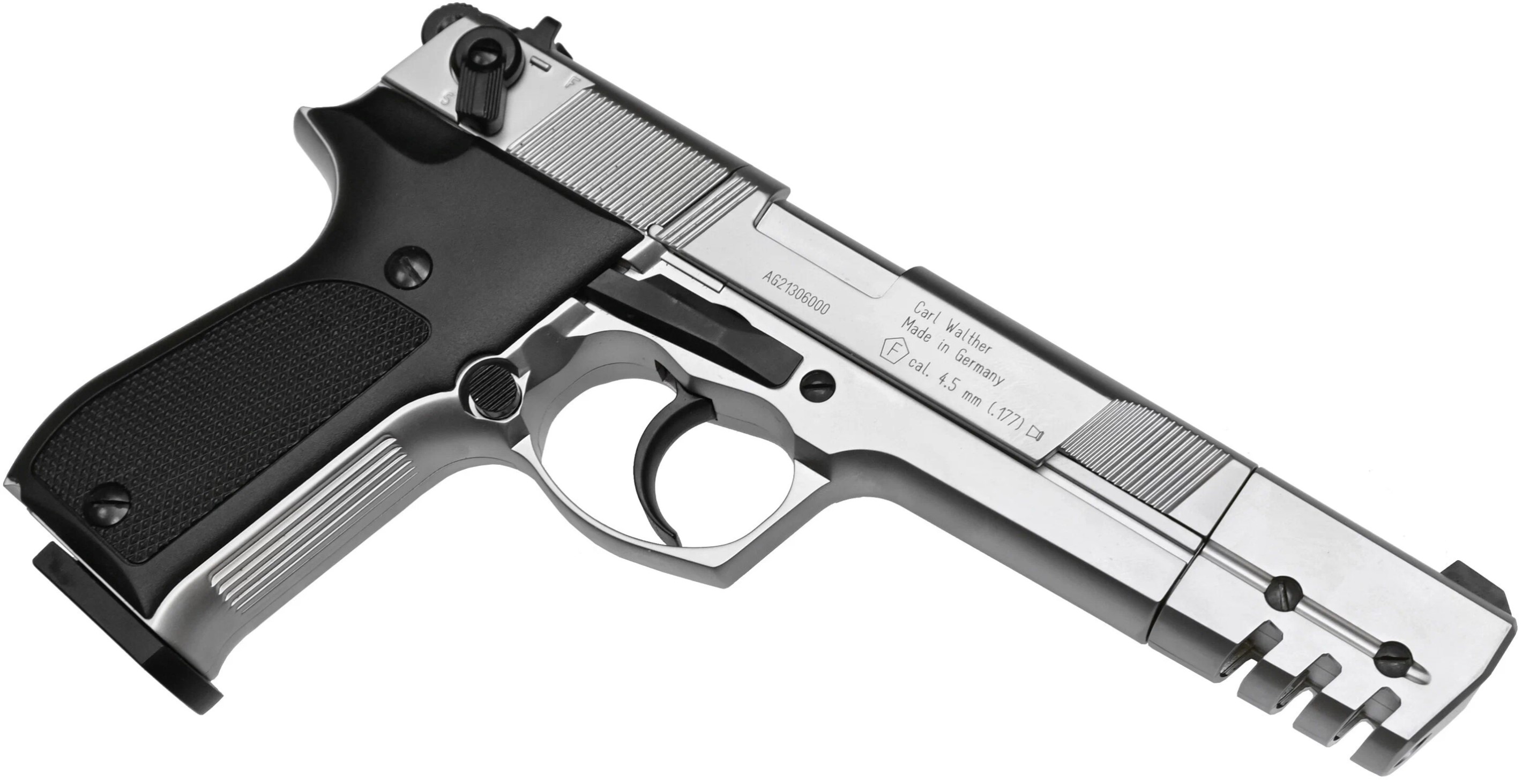 Пневматический пистолет Walther CP 88 Competition (nickel) 4,5 мм Пневматический пистолет Walther CP 88 Competition (nickel) 4,5 мм