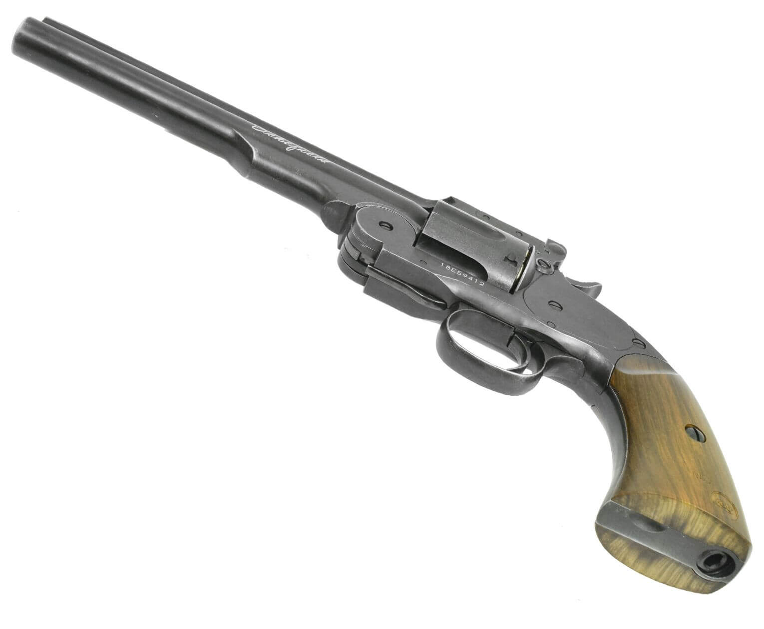 Пневматический пистолет ASG Schofield 6" Aging Black 4,5 мм Пневматический пистолет ASG Schofield 6" Aging Black 4,5 мм