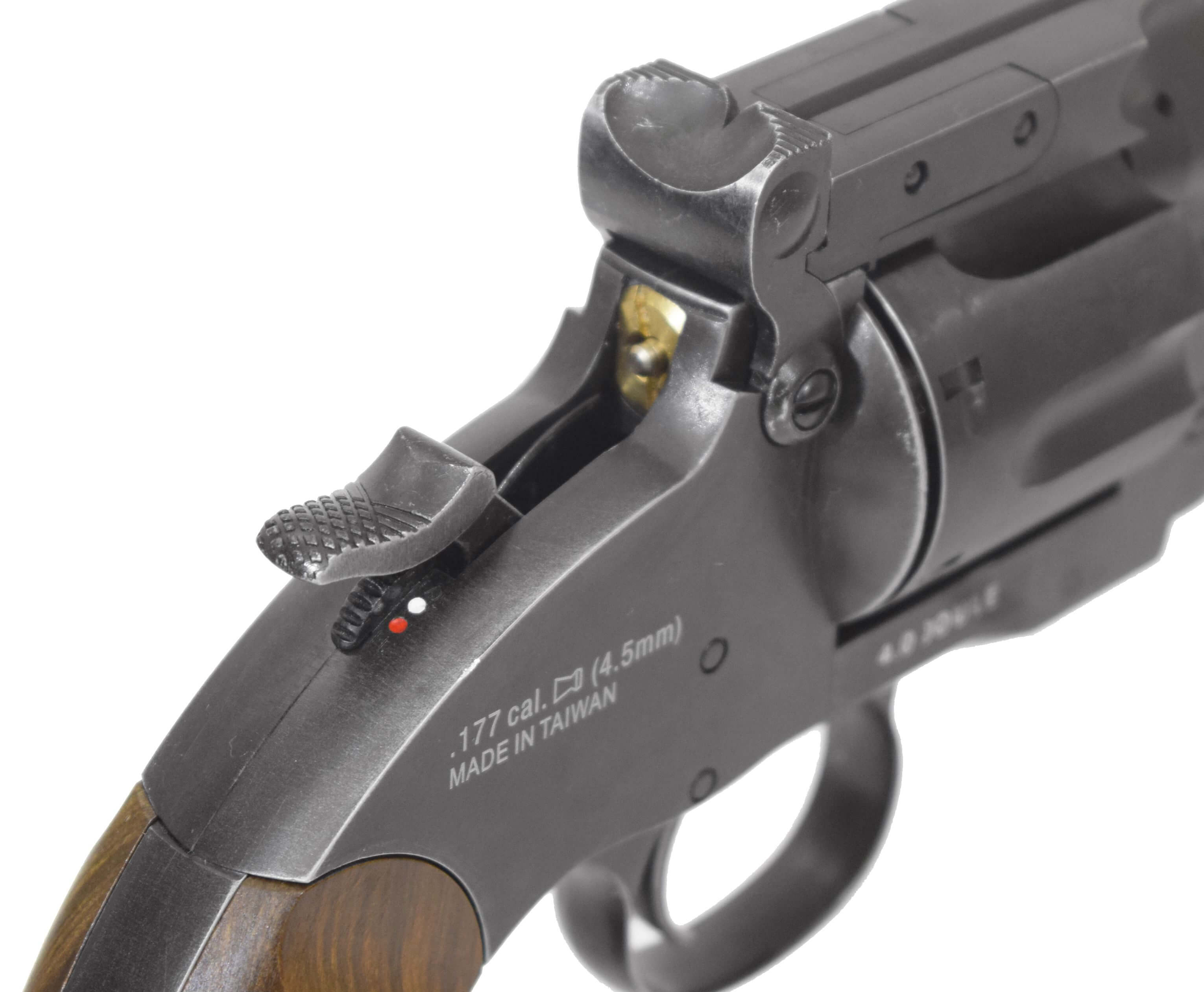 Пневматический пистолет ASG Schofield 6" Aging Black 4,5 мм Пневматический пистолет ASG Schofield 6" Aging Black 4,5 мм