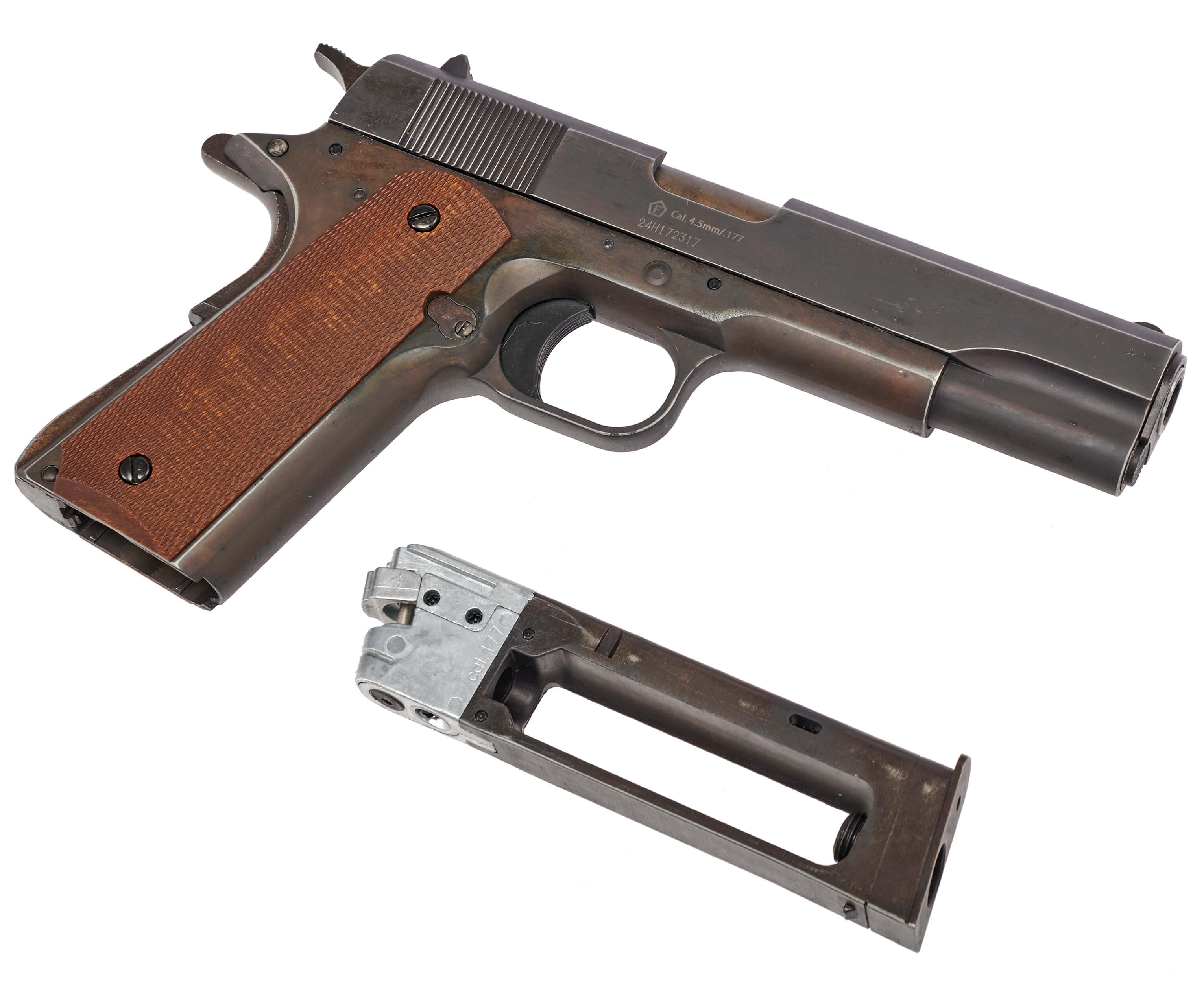 Пневматический пистолет Borner 1911 Blowback 4,5 мм