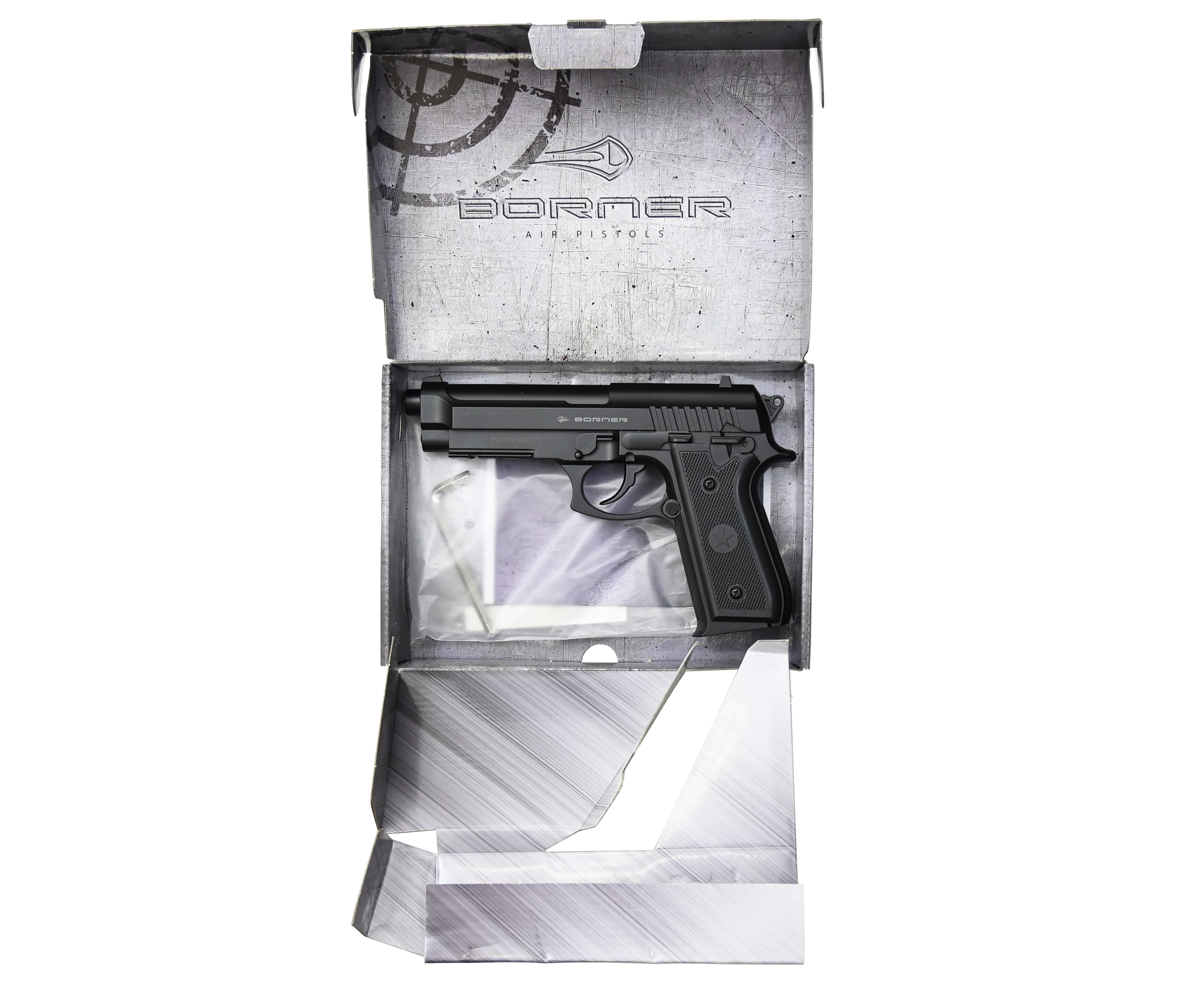 Пневматический пистолет Borner 92 4,5 мм Пневматический пистолет Borner 92 4,5 мм