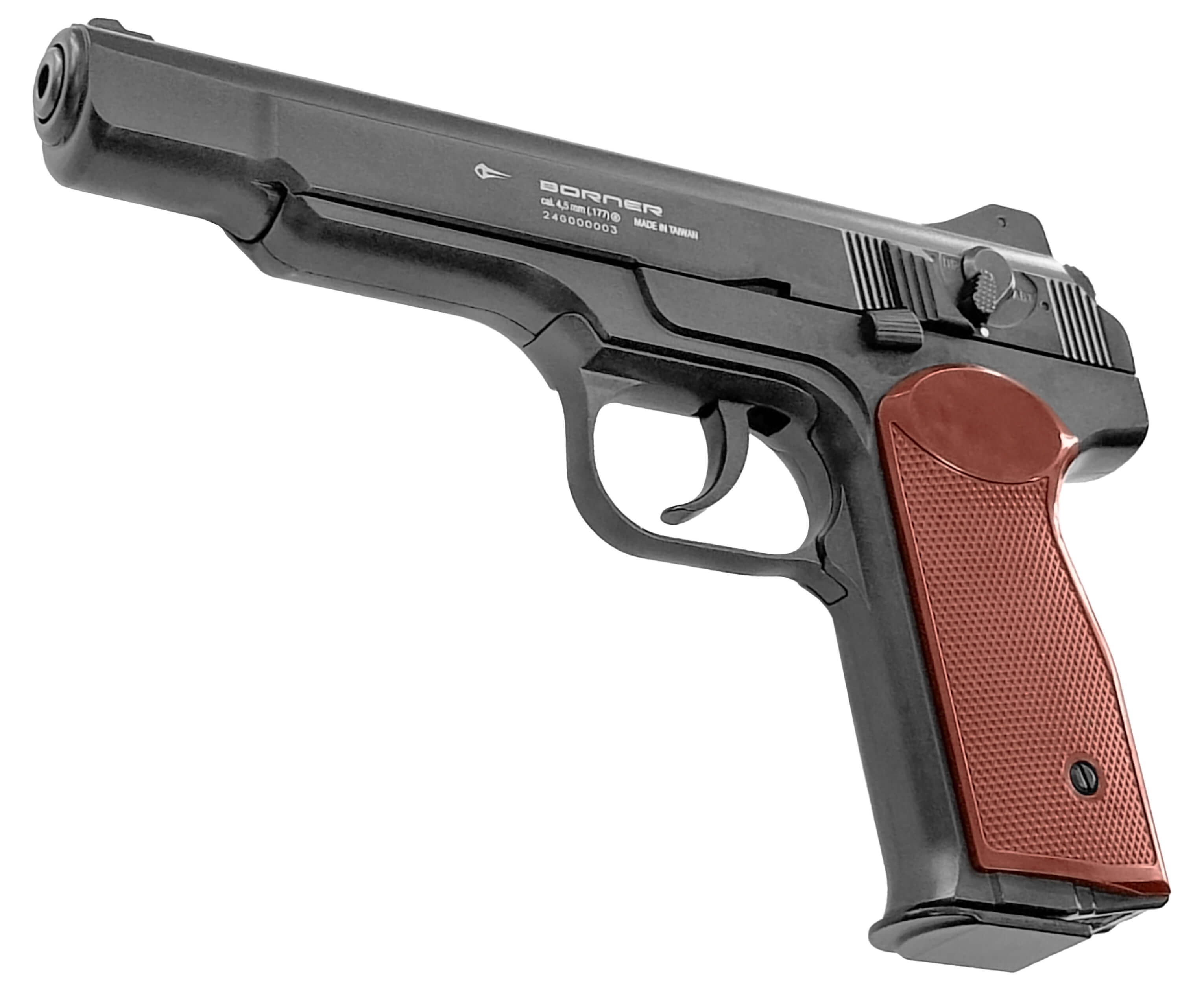 Пневматический пистолет Borner APS-M (Стечкина) 4,5 мм Пневматический пистолет Borner APS-M (Стечкина) 4,5 мм