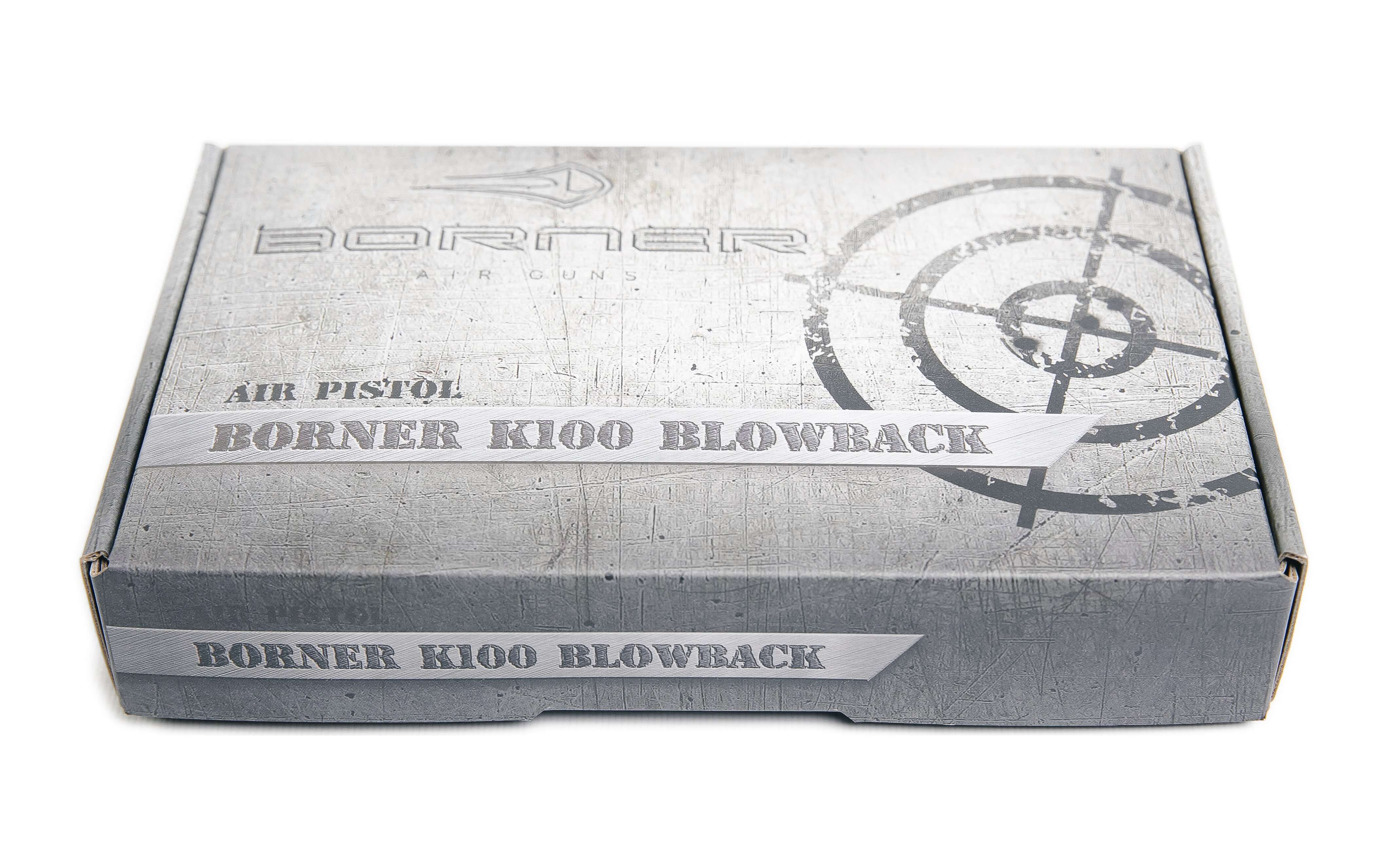 Пневматический пистолет Borner K100 blowback 4,5 мм