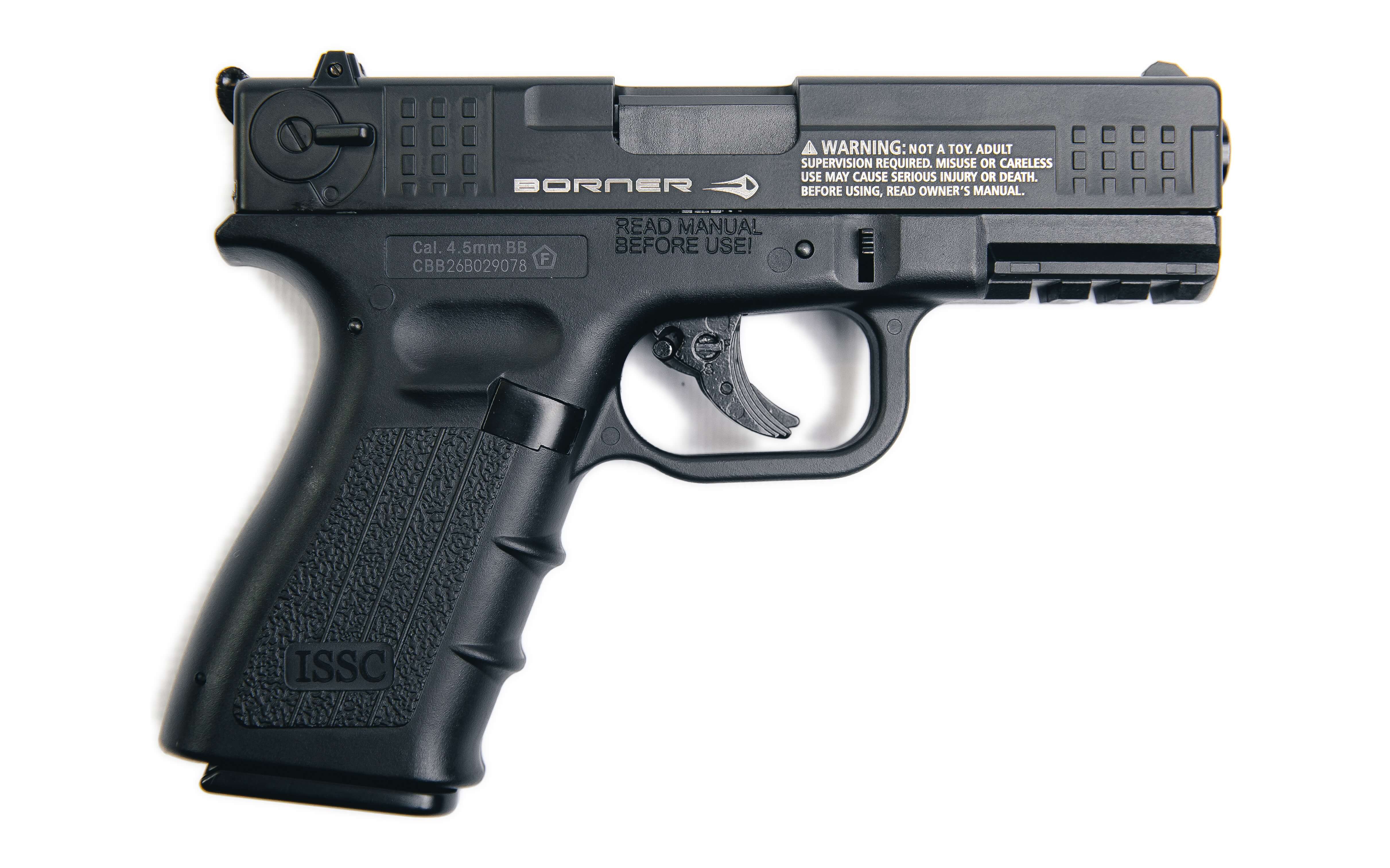 Пневматический пистолет Borner M22 blowback 4,5 мм
