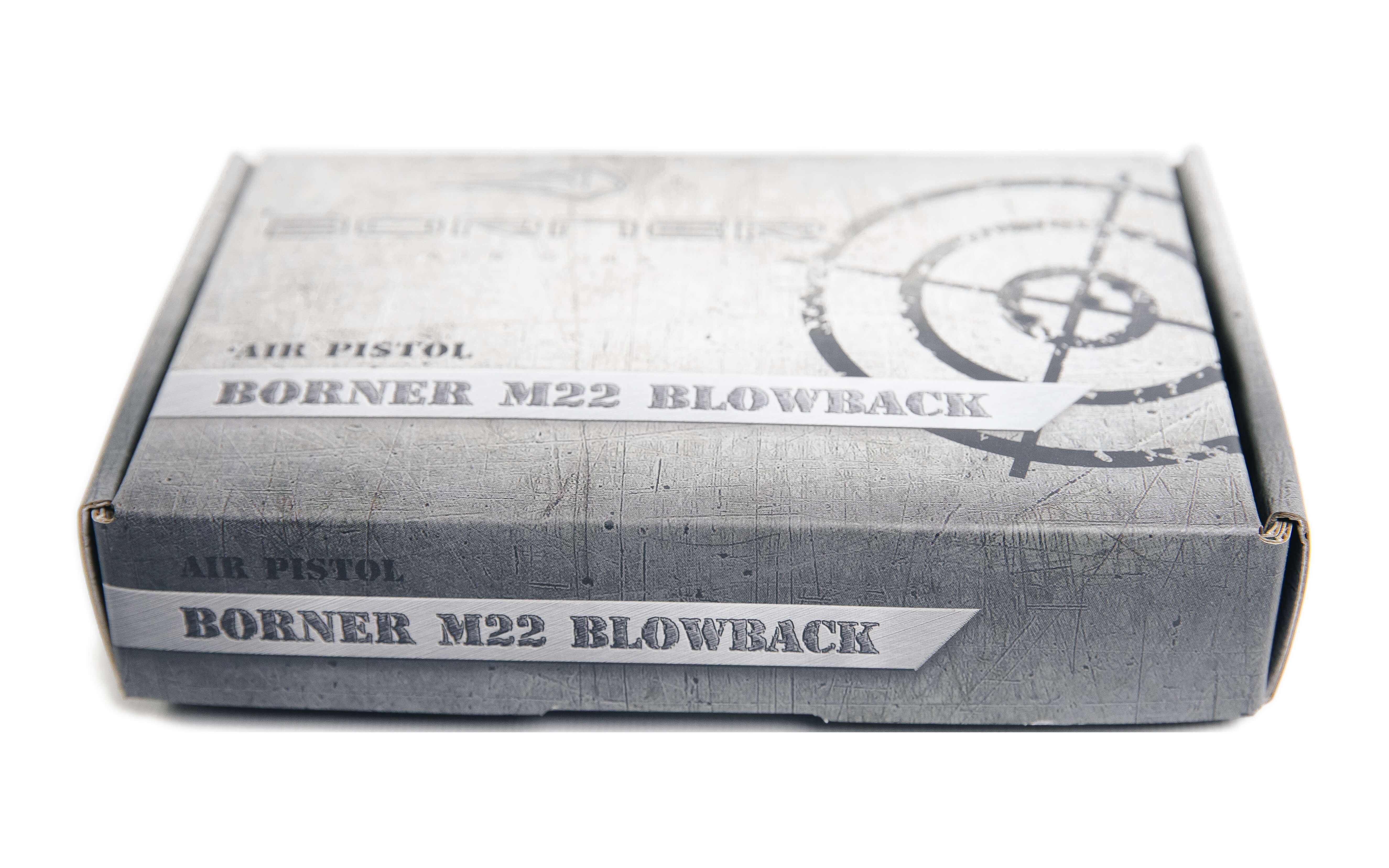 Пневматический пистолет Borner M22 blowback 4,5 мм