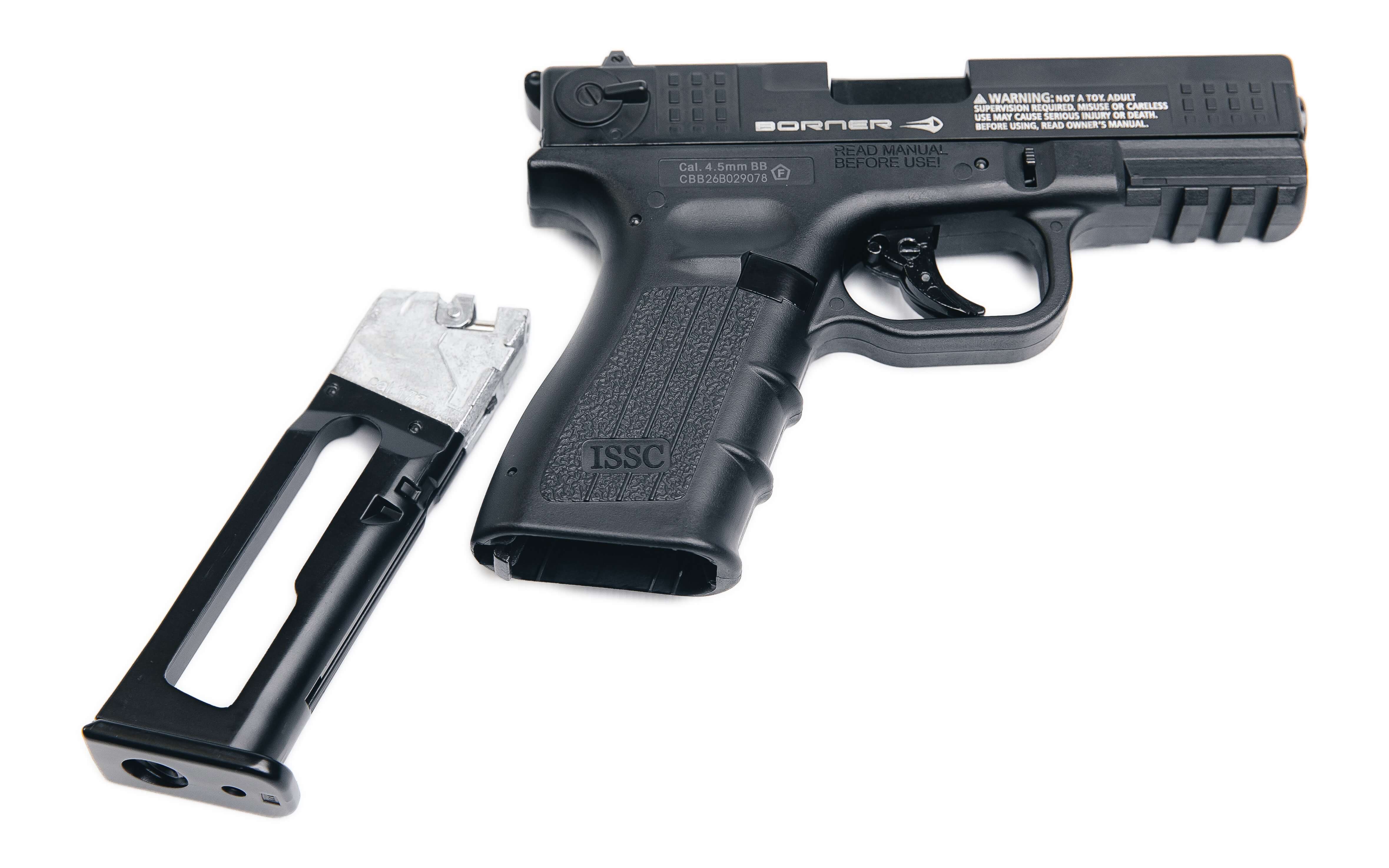 Пневматический пистолет Borner M22 blowback 4,5 мм