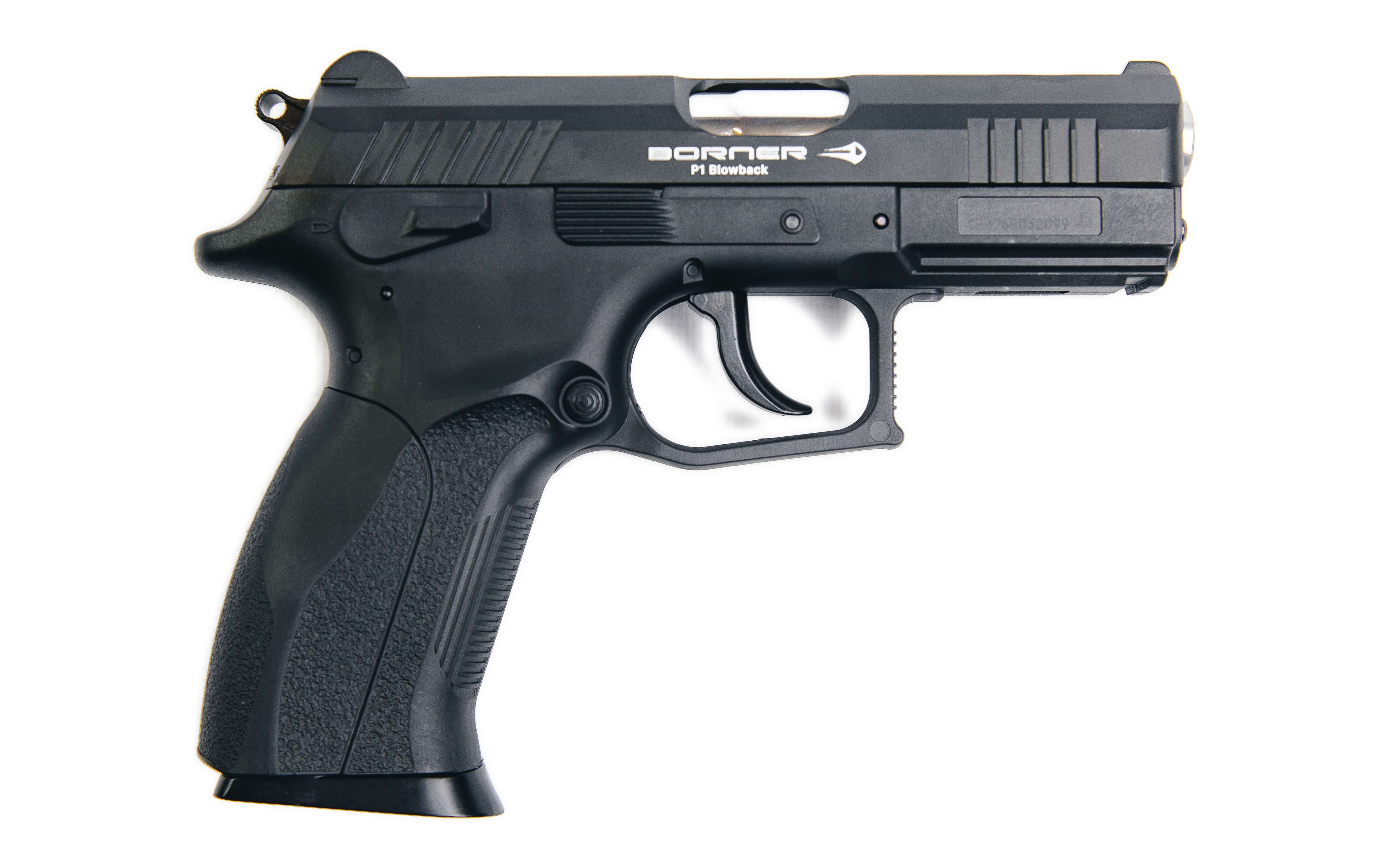 Пневматический пистолет Borner P1 blowback 4,5 мм