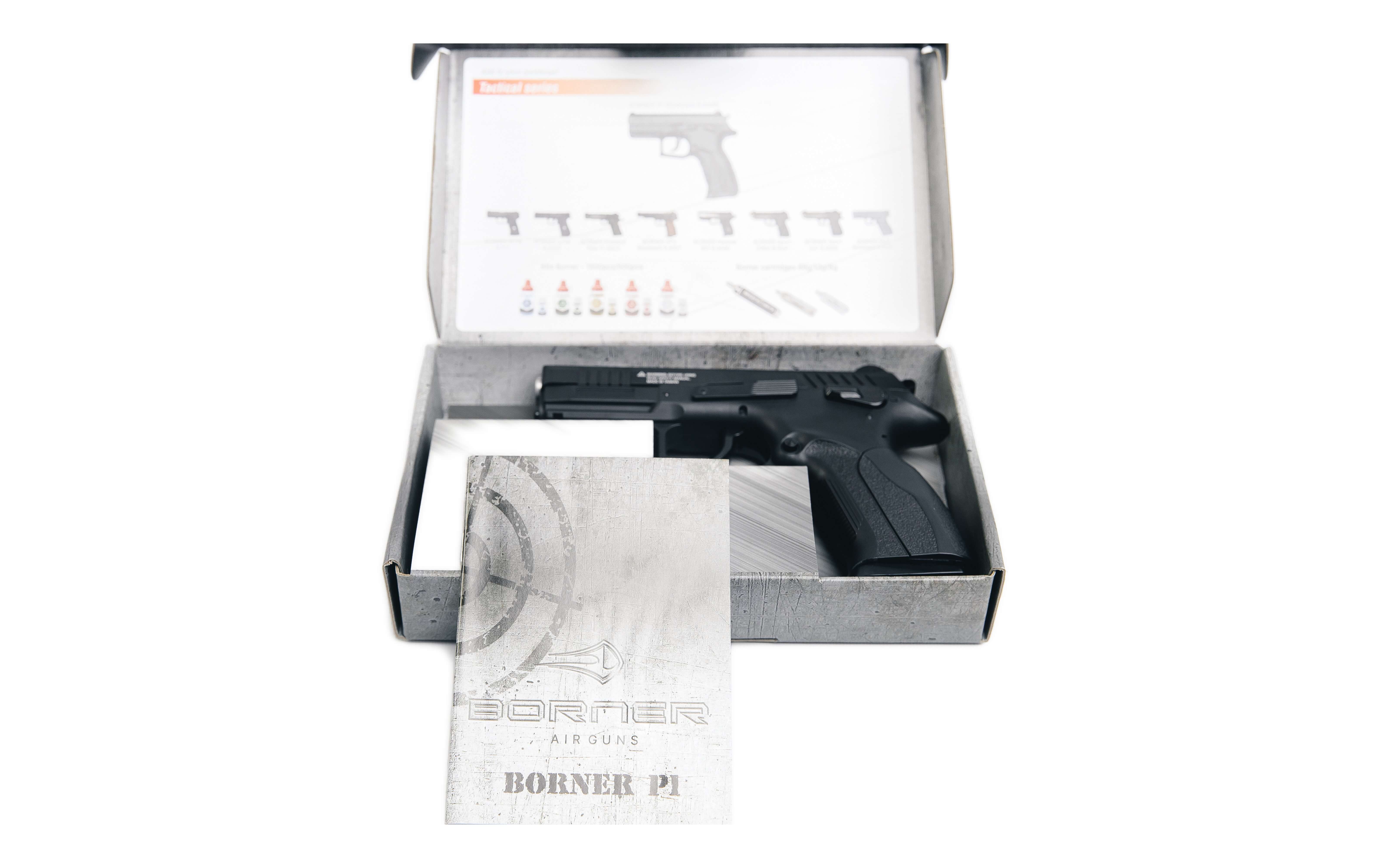 Пневматический пистолет Borner P1 blowback 4,5 мм