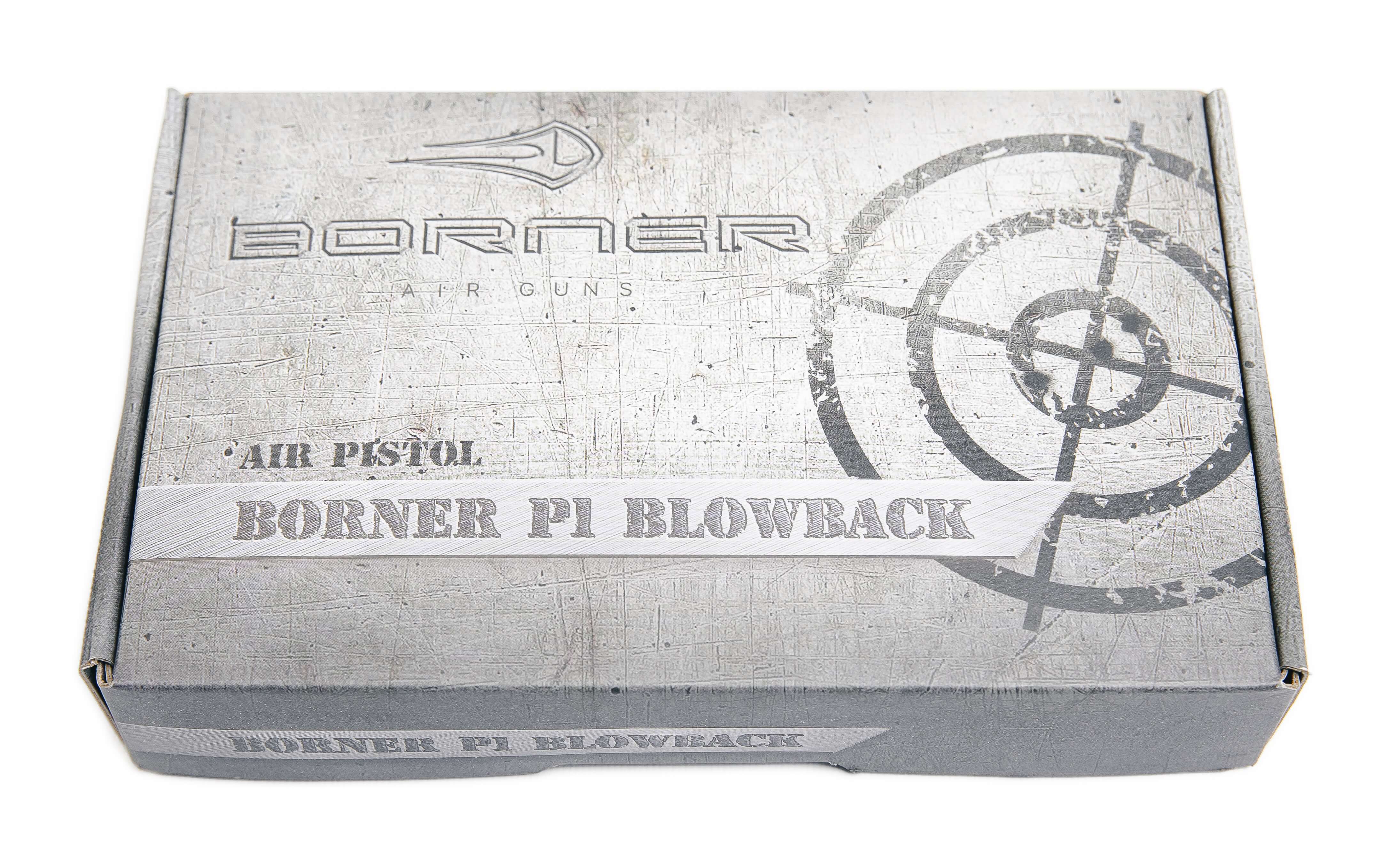 Пневматический пистолет Borner P1 blowback 4,5 мм