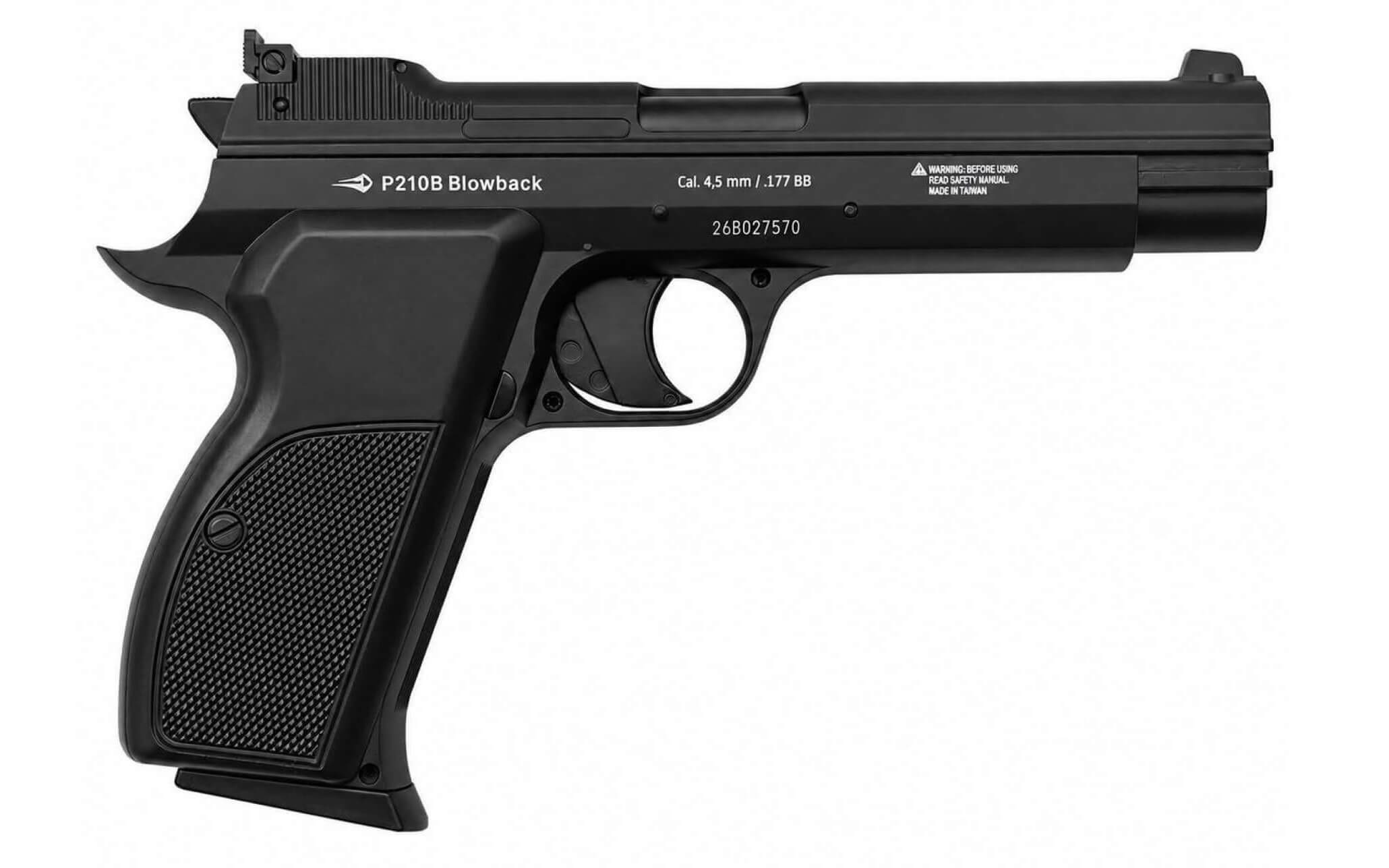 Пневматический пистолет Borner P210B blowback 4,5 мм