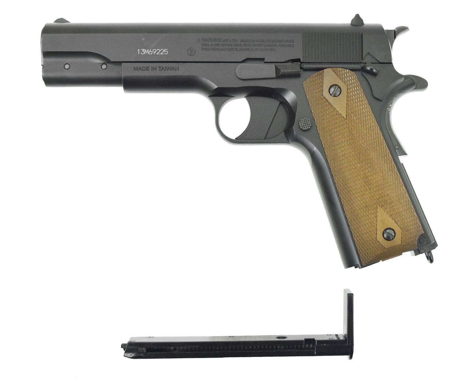 Пневматический пистолет Crosman 1911BB 4,5 мм (blowback) Пневматический пистолет Crosman 1911BB 4,5 мм (blowback)