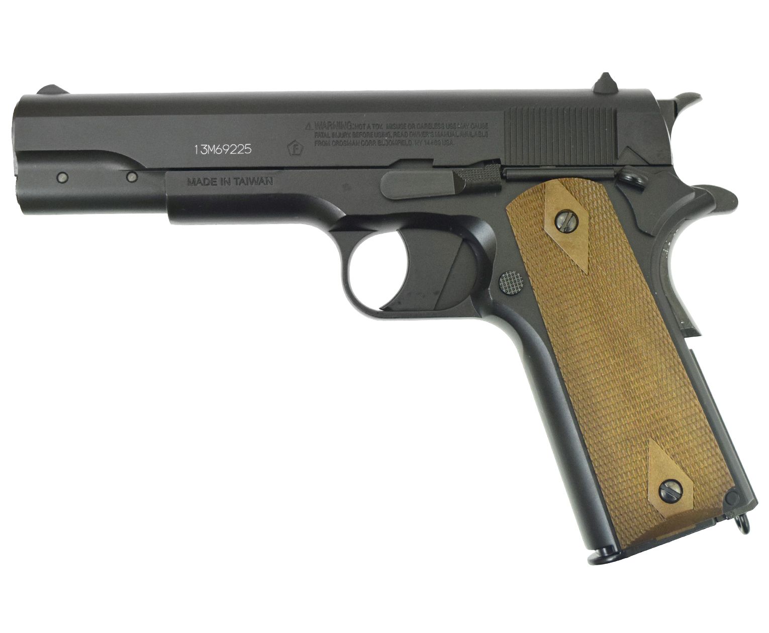 Пневматический пистолет Crosman 1911BB 4,5 мм (blowback)