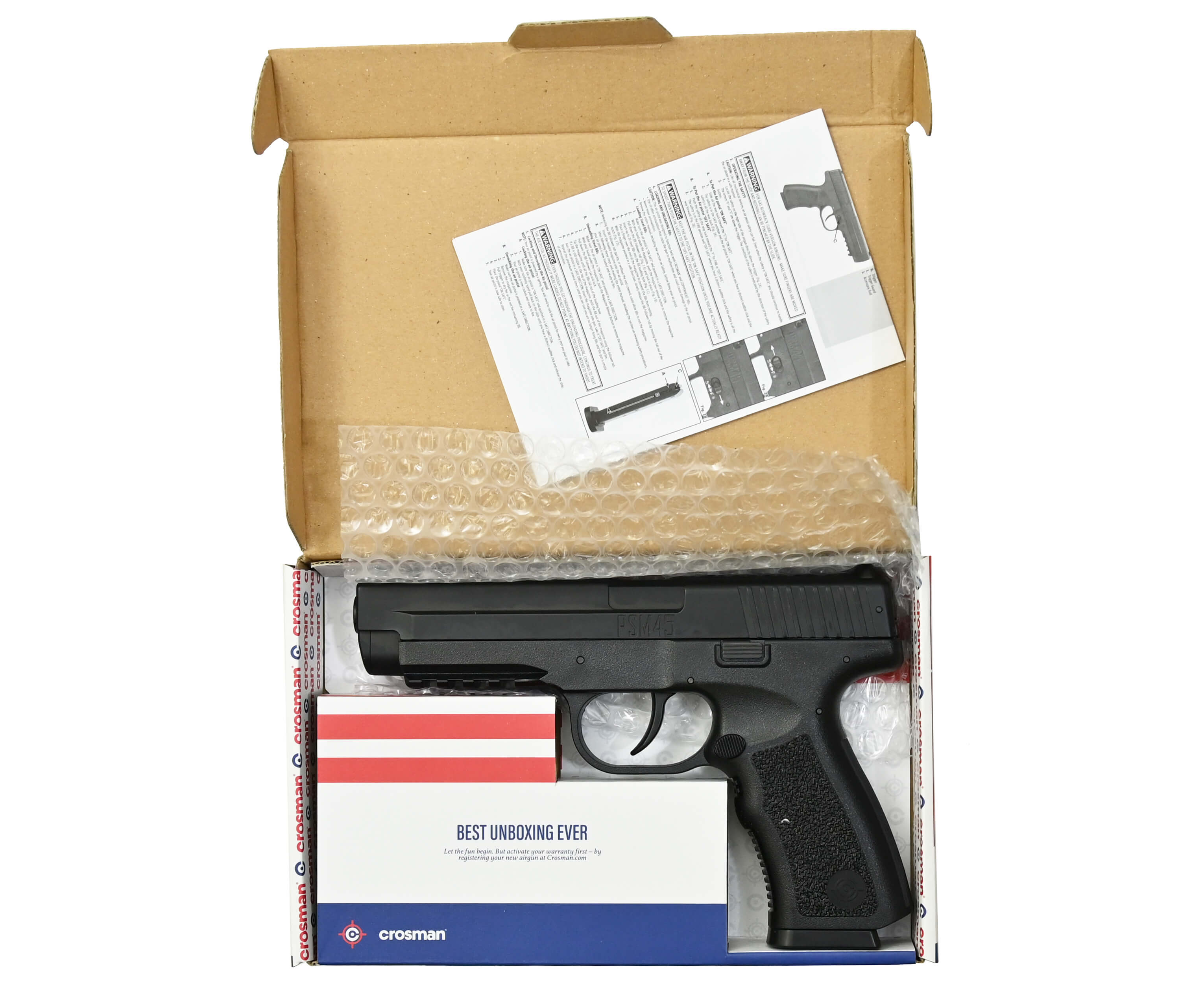 Пневматический пистолет Crosman PSM45 4,5 мм Пневматический пистолет Crosman PSM45 4,5 мм