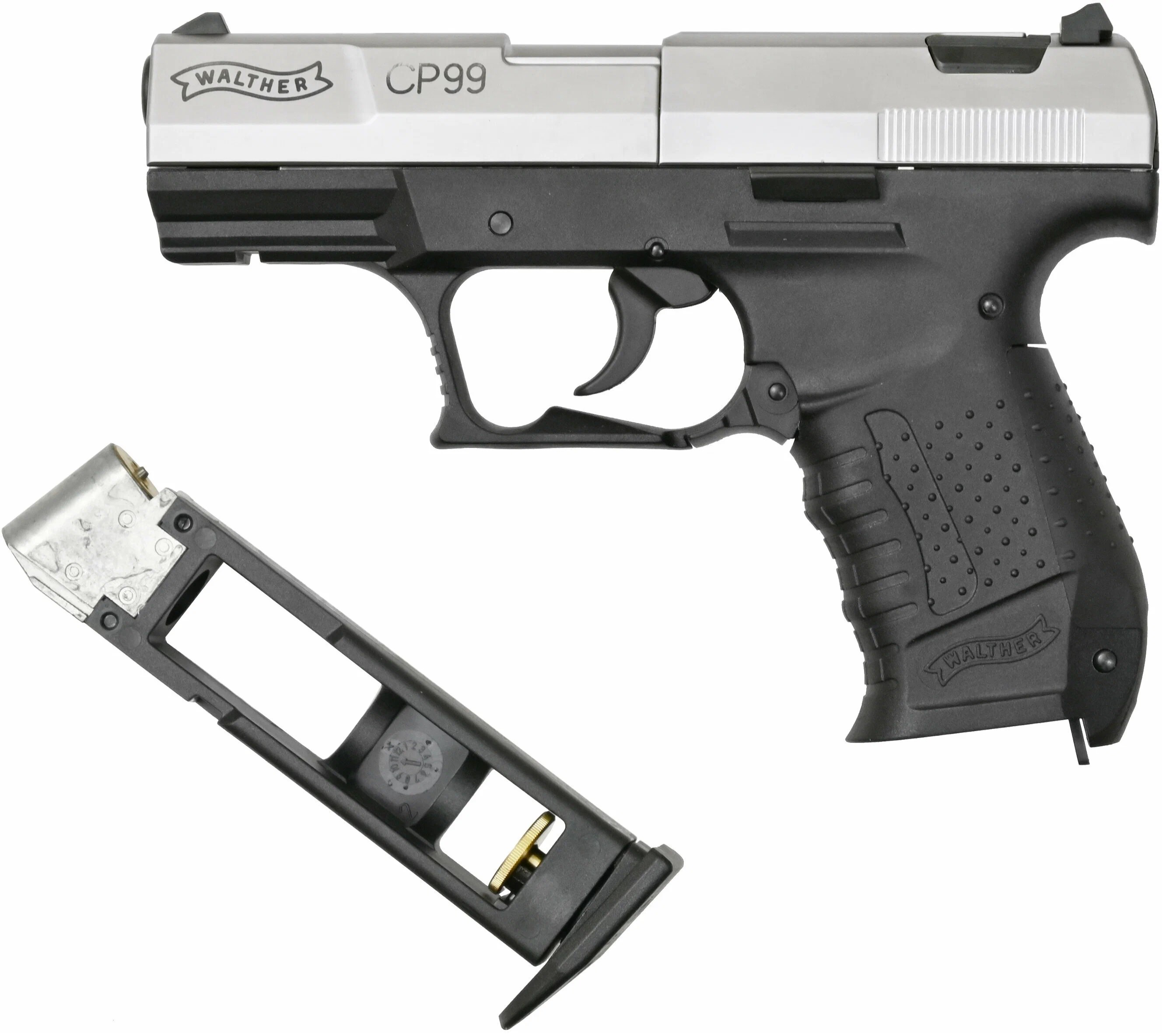 Пневматический пистолет Walther CP 99 (nickel) 4,5 мм
