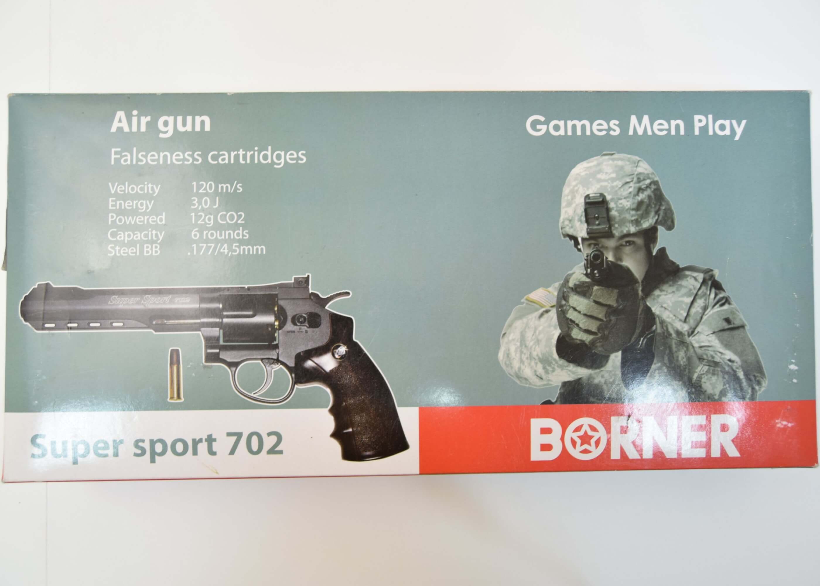 Пневматический револьвер Borner Super Sport 702 4,5 мм