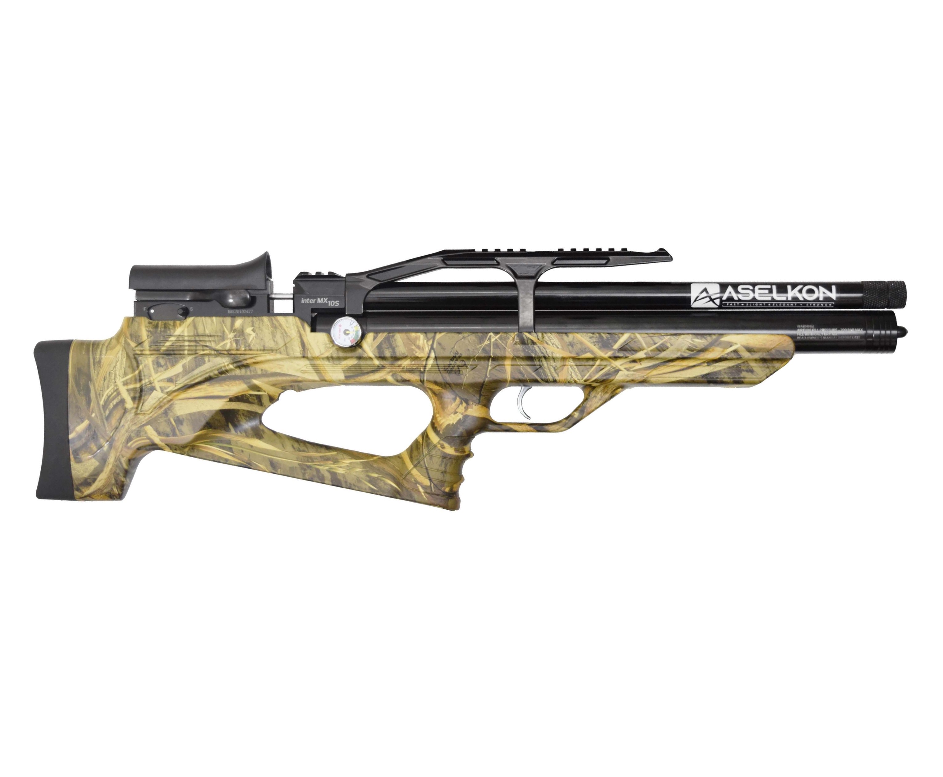 Пневматическая винтовка Aselkon MX 10-S Camo Max-5 5,5 мм (PCP) Пневматическая винтовка Aselkon MX 10-S Camo Max-5 5,5 мм (PCP)