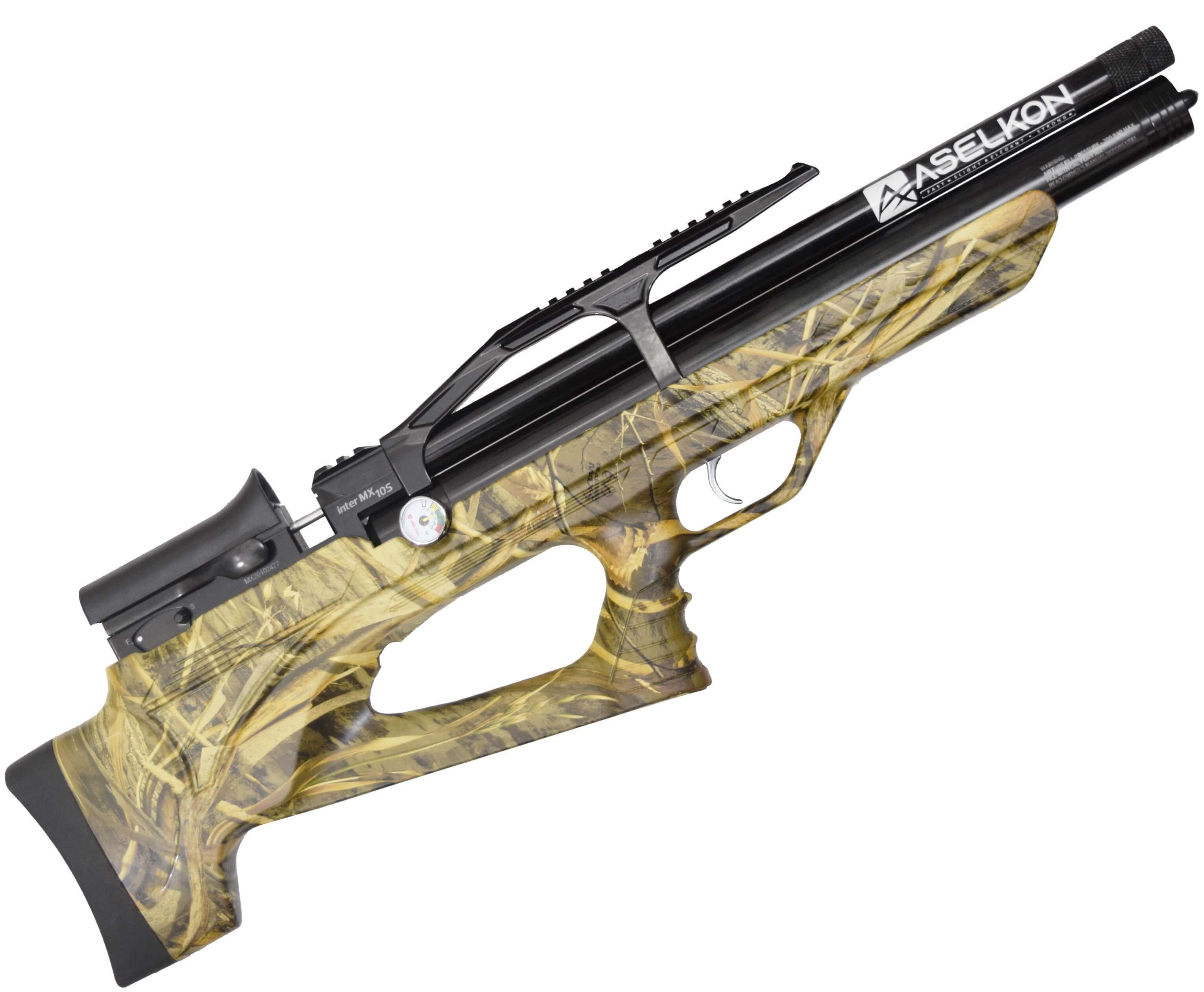 Пневматическая винтовка Aselkon MX 10-S Camo Max-5 6,35 мм (PCP)