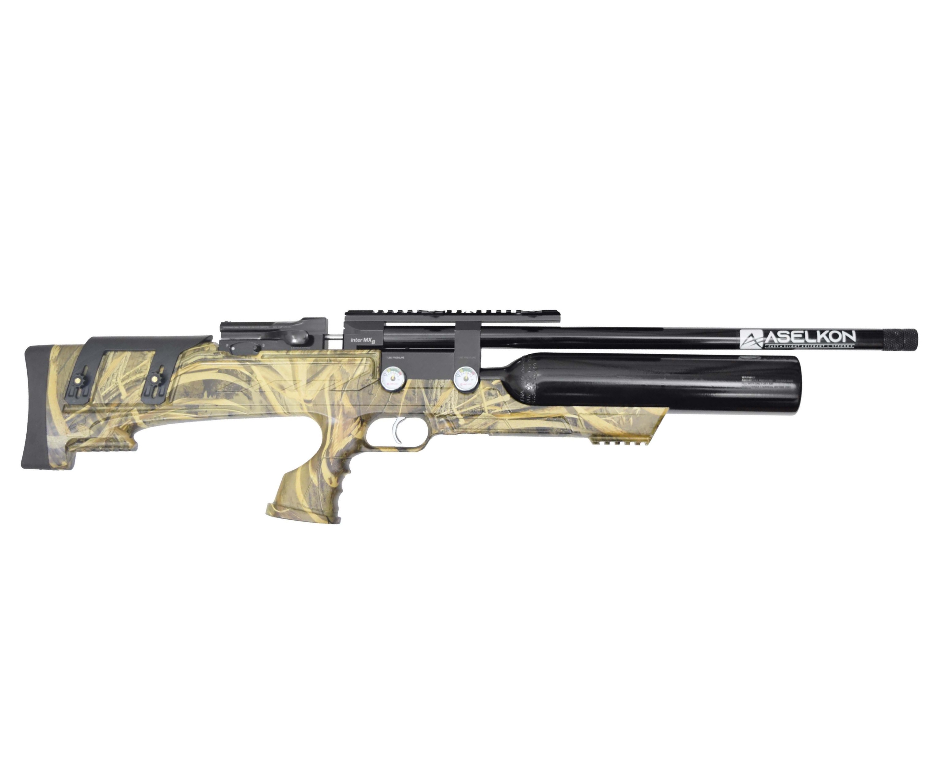 Пневматическая винтовка Aselkon MX 8 Camo Max-5 6.35 мм (PCP)